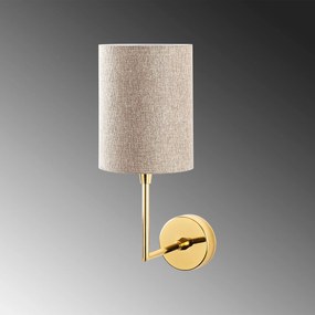 Lâmpada de Parede Modelo 7151 – Dourado – 12 x 21 x 32 cm