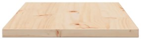 Tampos de mesa retangulares 2 pcs 80x40x2,5 cm pinho maciço