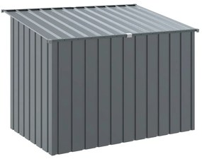 Casota para cães com telhado aço galvanizado antracite