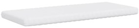 Colchões de espuma 2 pcs 100x200cm 7 zonas dureza 20 ILD branco