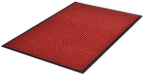 Tapete de porta 117x220 cm PVC vermelho