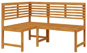 Conjunto de Jardim de 3 Peças vidaXL em Madeira Sólida de Acácia
