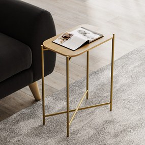 Mesa de Centro Shb-003-A – Dourado Natural – 40x56x26 cm | Tribo Home
