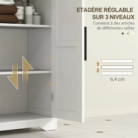 Móvel de cozinha, sala, casa banho, móvel de arrumação 81,2 x 30 x 83,8 cm, com 4 gavetas e 1 armário, para espaços reduzidos, branco