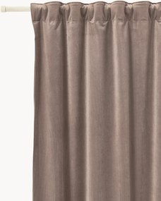 Cortina multi-banda em veludo com bloqueio de luz Rush, L 270 cm