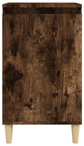 Mesas de cabeceira 2 pcs derivados de madeira carvalho fumado