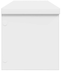 Racks de cozinha empilhável 2 pcs branco 60x15x16 cm