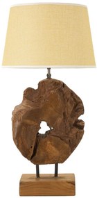 LAMPADA TEAK DA TAVOLO KEPALA CM Ø 35X69