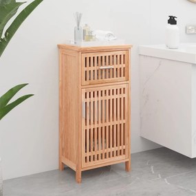 Armário de casa de banho 42x29x82 cm madeira de nogueira maciça