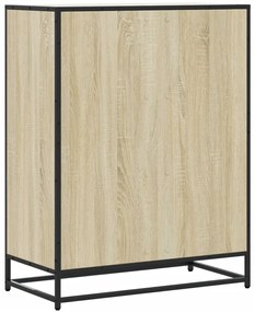 Sapateira 75x38x97,5 cm deriv. de madeira/metal carvalho sonoma