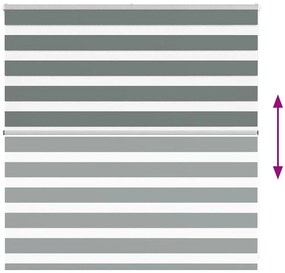 Cortina de zebra 150x100 cm largura do tecido 145,9cm poliéster