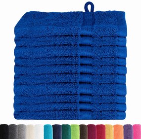 Panos de prato 10 pcs Azul 15 x 21 cm Algodão