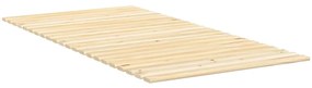 vidaXL Ripas para estrado de cama 100x200 cm madeira de pinho maciça