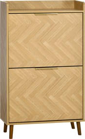 Sapateira, Armário para sapatos com 2 portas basculantes – 70 x 30 x 120 cm