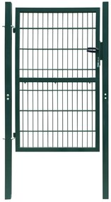 Portão de cerca (individual) 2D 106x190 cm verde