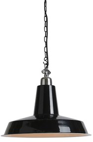 Candeeiro de suspensão industrial preto - Warrior Industrial,Retro