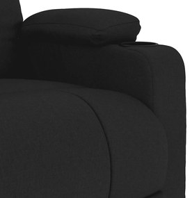Poltrona de massagens tecido preto