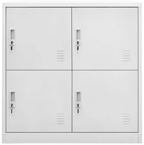 Cacifo 90x45x92,5 cm aço cinzento-claro