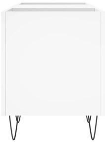 Armário para discos 121x38x48 cm derivados de madeira branco