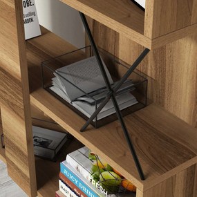 Estante Extra – Nogueira – 90x167,3x22 cm