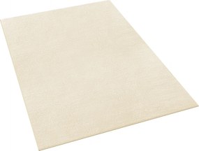 Tapete retangular de sala de estar 160 x 230 cm Bege