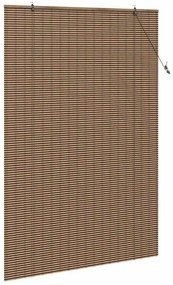 Persiana de Janela com cortinas Manual Castanho 150 x 220 cm Bambu