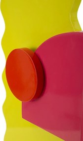 Candeeiro de Mesa "Color B" - 30x60,5 cm - MDF Multicolor e Abat-jour