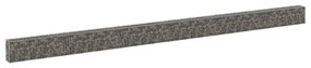 vidaXL Muro gabião com tampas aço galvanizado 900x30x50 cm