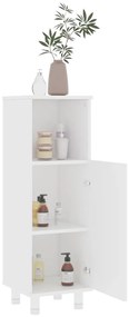3 pcs conjunto de móveis de casa de banho contraplacado branco
