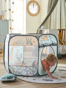 Tenda com bolas verde