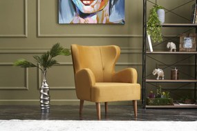 Cadeirão Karina – Dourado – 73x87x80 cm
