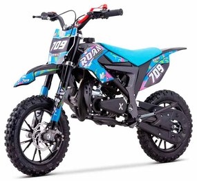 MINI MOTO PARA CRIANÇAS MiniCross Roan 709 gasolina 49cc 4.5CV 2024 AZUL