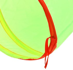 Túnel de brincar infantil 175 cm poliéster verde