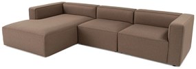 Sofá de Canto Mora XL – Castanho – 320 cm
