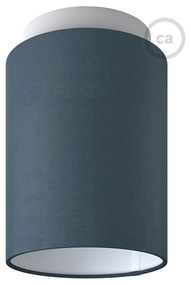 Fermaluce Pastel with Cylinder Lampshade Ø 15cm h18cm metal wall or ceiling flush light
