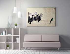 Pintura Decorativa em Tela WY47 – Multicolor – 50 x 70 cm