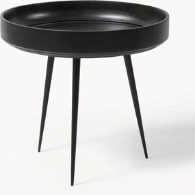 Mesa de apoio redonda em madeira de manga Bowl