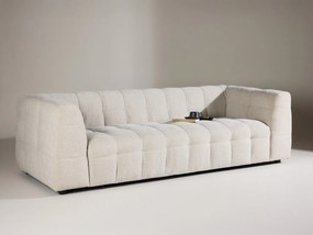 Sofá Dallas 4809, Bege, 238x98x70cm, 66 kg, Tecido, Pernas: Plástico