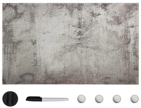 327473 vidaXL Quadro magnético em vidro para parede 100x60 cm
