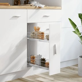 50971 vidaXL Unidade cestos p/ cozinha 2 pcs 47x15x54,5 cm arame prateado