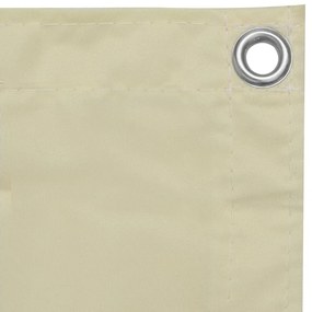 Tela de varanda 120x600 cm tecido Oxford creme