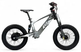 Bicicleta elétrica infantil 500W Roan RXF Evo Racing 18" Cinzenta