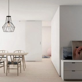 Candeeiro de Teto Fellini – Preto – Diâmetro 50 cm x Altura 148 cm