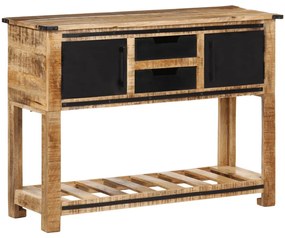 vidaXL Mesa consola 100x35x75 cm madeira de mangueira maciça