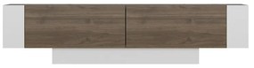 Móvel TV Matera – Nogueira e Branco – 150 x 41,6 x 31,5 cm