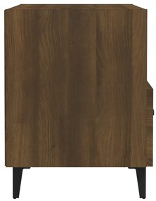 Mesas de cabeceira 2 pcs derivados de madeira carvalho castanho