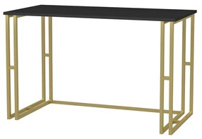 Secretária de Estudo Kane - Dourado Antracite - 120x60x74,8 cm