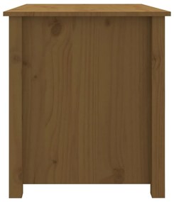 Mesa de centro 71x49x55 cm pinho maciço castanho mel