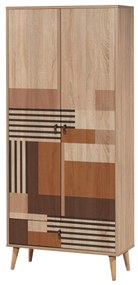 Roupeiro City – Multicolor – 80 cm x 190 cm x 45 cm