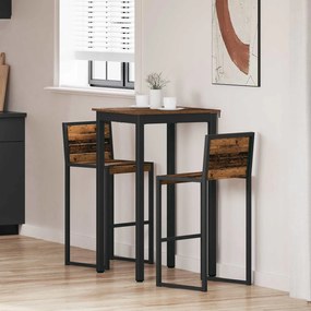 vidaXL Mesas de jantar Madeira processada